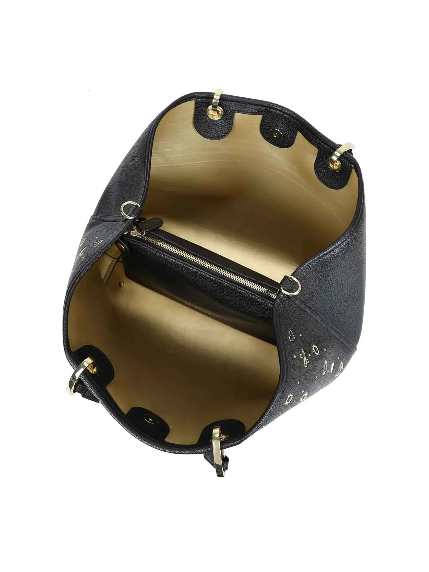 BORSA A MANO DONNA - BRACCIALINI NERO - B18880-YY