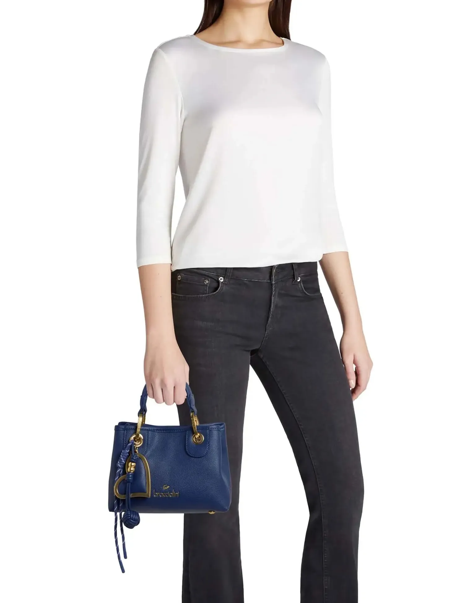 BORSA A MANO DONNA - BRACCIALINI BLU - B18843-YY