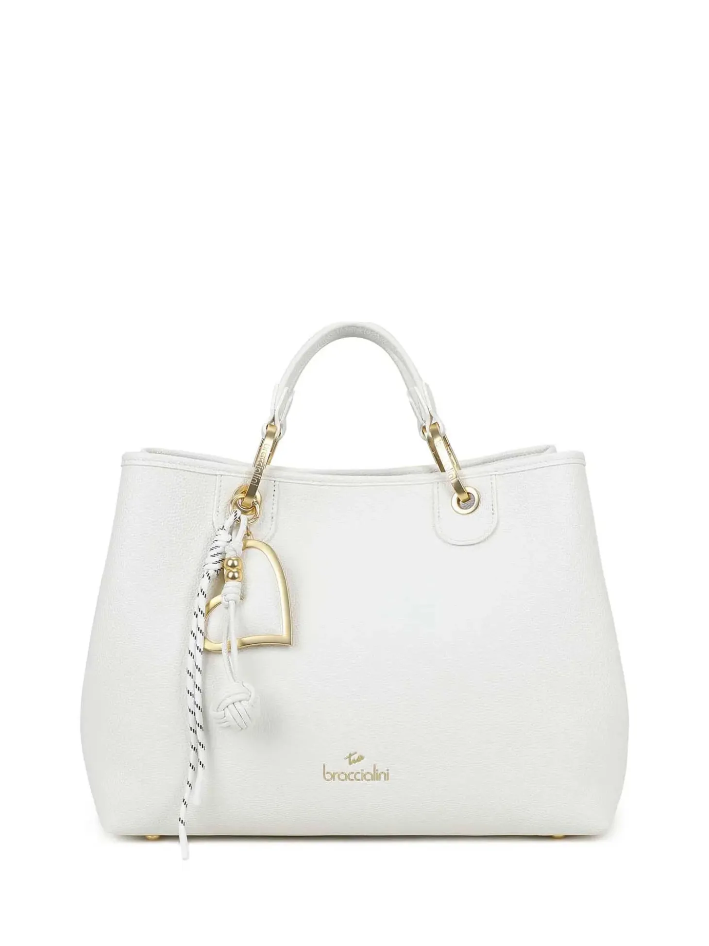 BORSA A MANO DONNA - BRACCIALINI BIANCO - B18840-YY