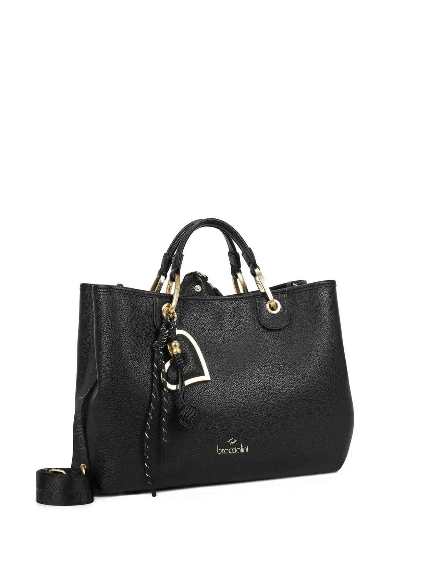 BORSA A MANO DONNA - BRACCIALINI NERO - B18840-YY