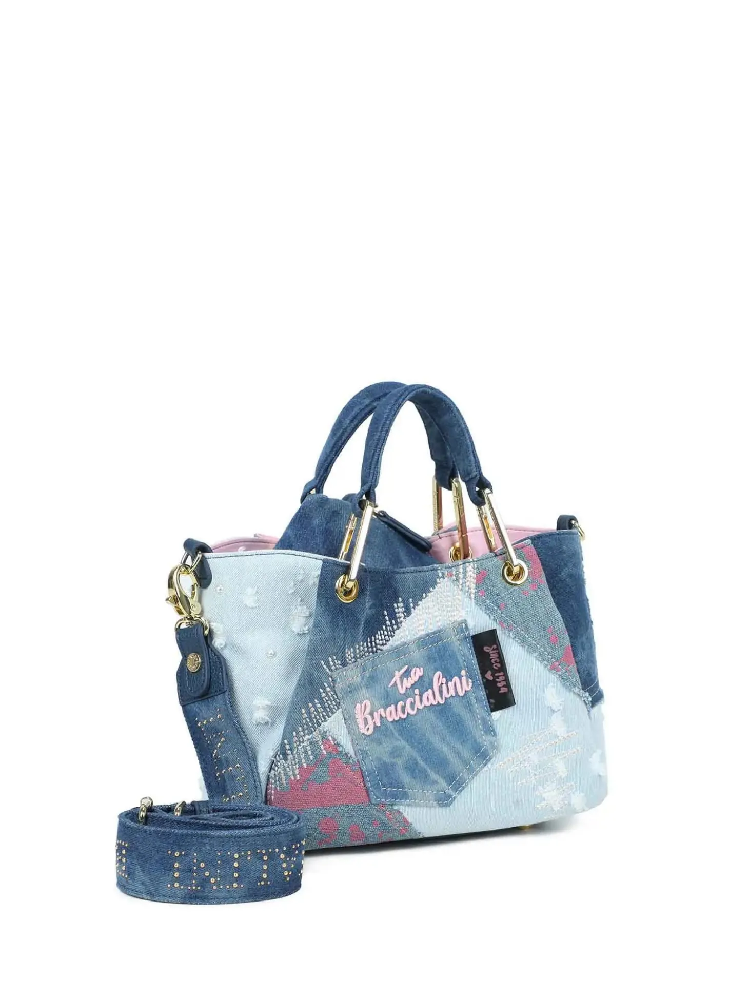 BORSA A MANO DONNA - BRACCIALINI BLU - B18820-TY