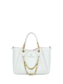 BORSA A MANO DONNA - BRACCIALINI BIANCO - B18810-YY