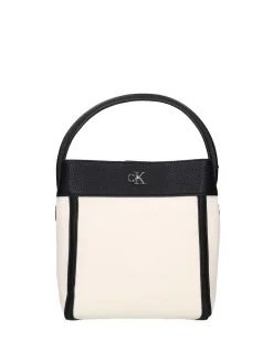 BORSA A MANO DONNA - CALVIN KLEIN BIANCO - LV04F3348G