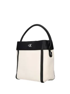 BORSA A MANO DONNA - CALVIN KLEIN BIANCO - LV04F3348G