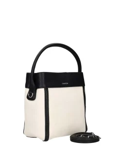 BORSA A MANO DONNA - CALVIN KLEIN BIANCO - LV04F3348G