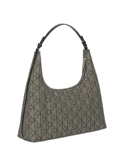 BORSA A MANO DONNA - CALVIN KLEIN BEIGE-NERO - LV04F3635G