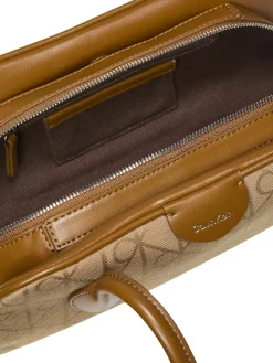 BORSA A MANO DONNA - CALVIN KLEIN MARRONE - LV04F3744G
