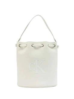 BORSA A MANO DONNA - CALVIN KLEIN BIANCO - LV04F3232G