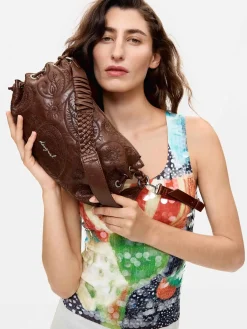 BORSA A MANO DONNA - DESIGUAL MARRONE - 26WAXP91