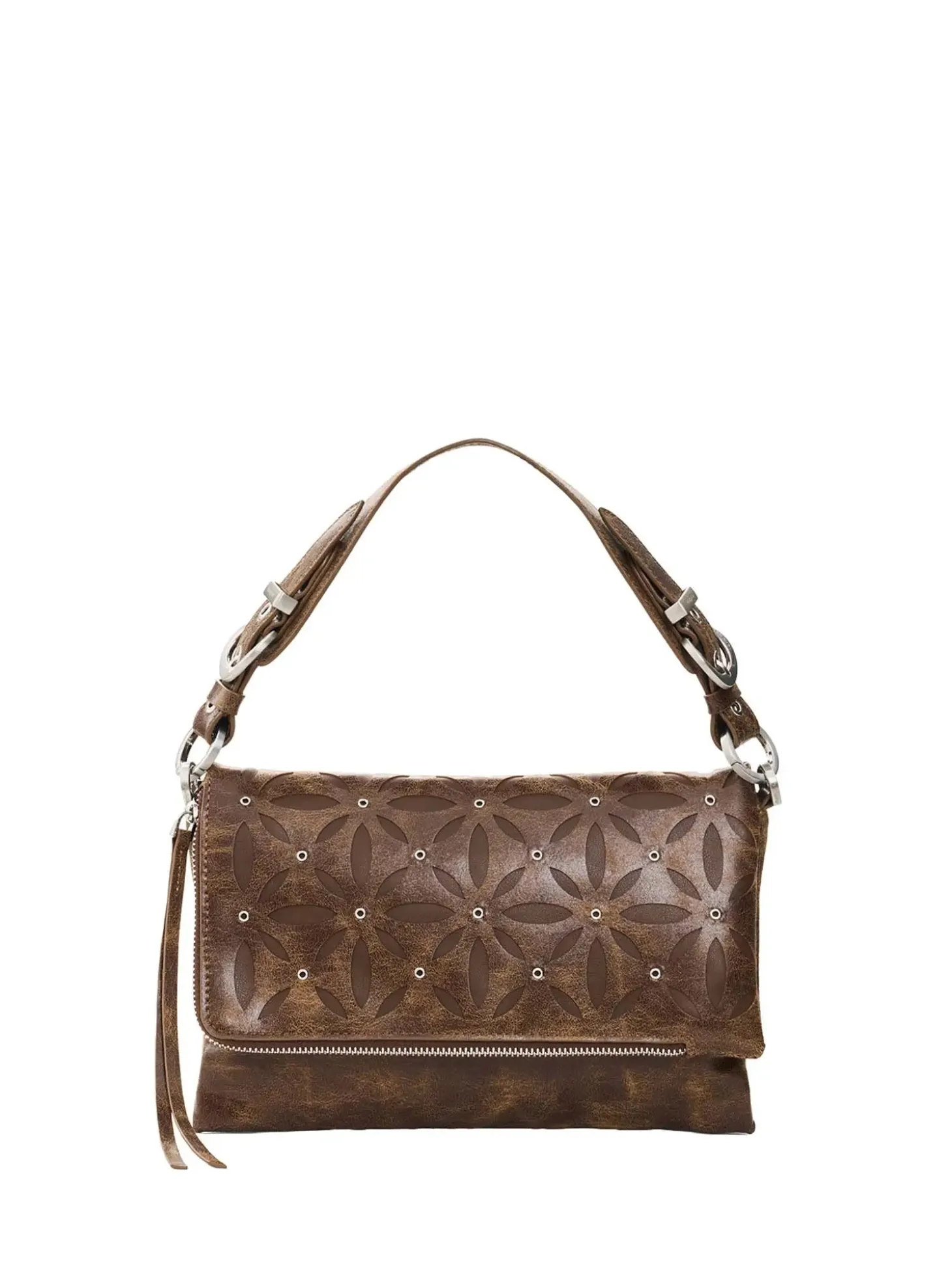 BORSA A MANO DONNA - DESIGUAL MARRONE - 26WAXPAC