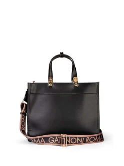 BORSA A MANO DONNA - GATTINONI ROMA NERO - BINIA8447WVP