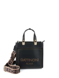 BORSA A MANO DONNA - GATTINONI ROMA NERO - BINIA8446WVP