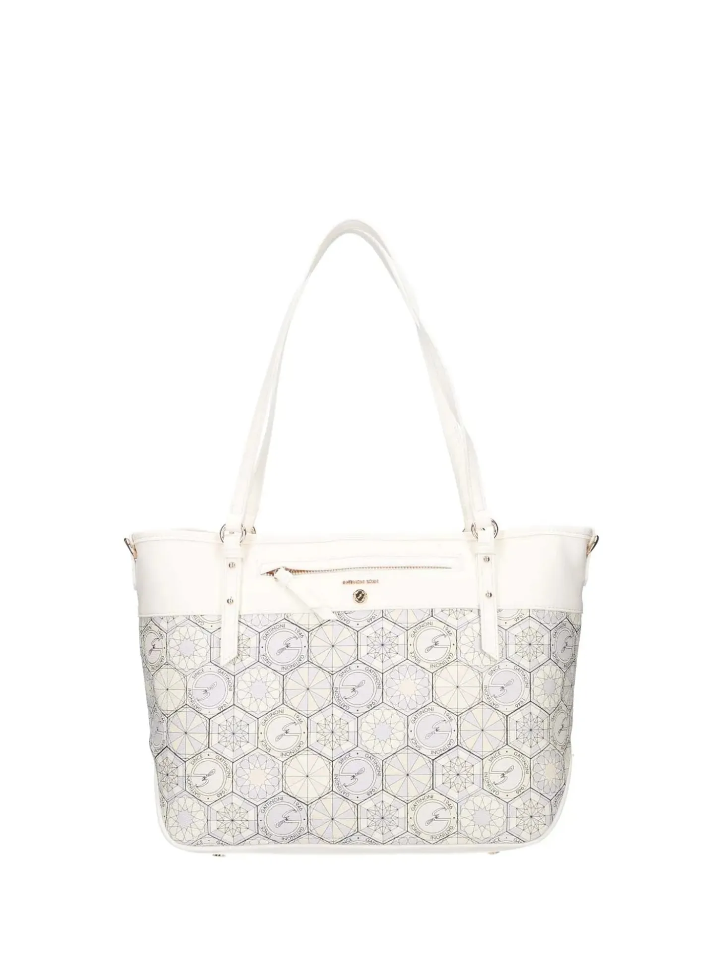 BORSA A MANO DONNA - GATTINONI ROMA BIANCO - BENTD8800WZT
