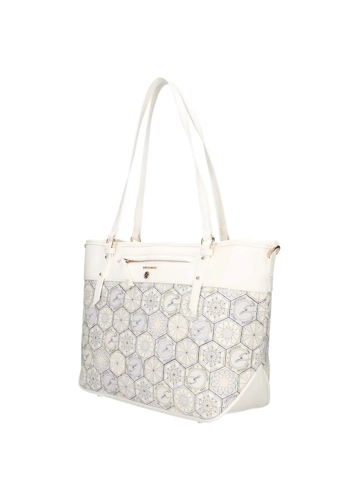BORSA A MANO DONNA - GATTINONI ROMA BIANCO - BENTD8800WZT