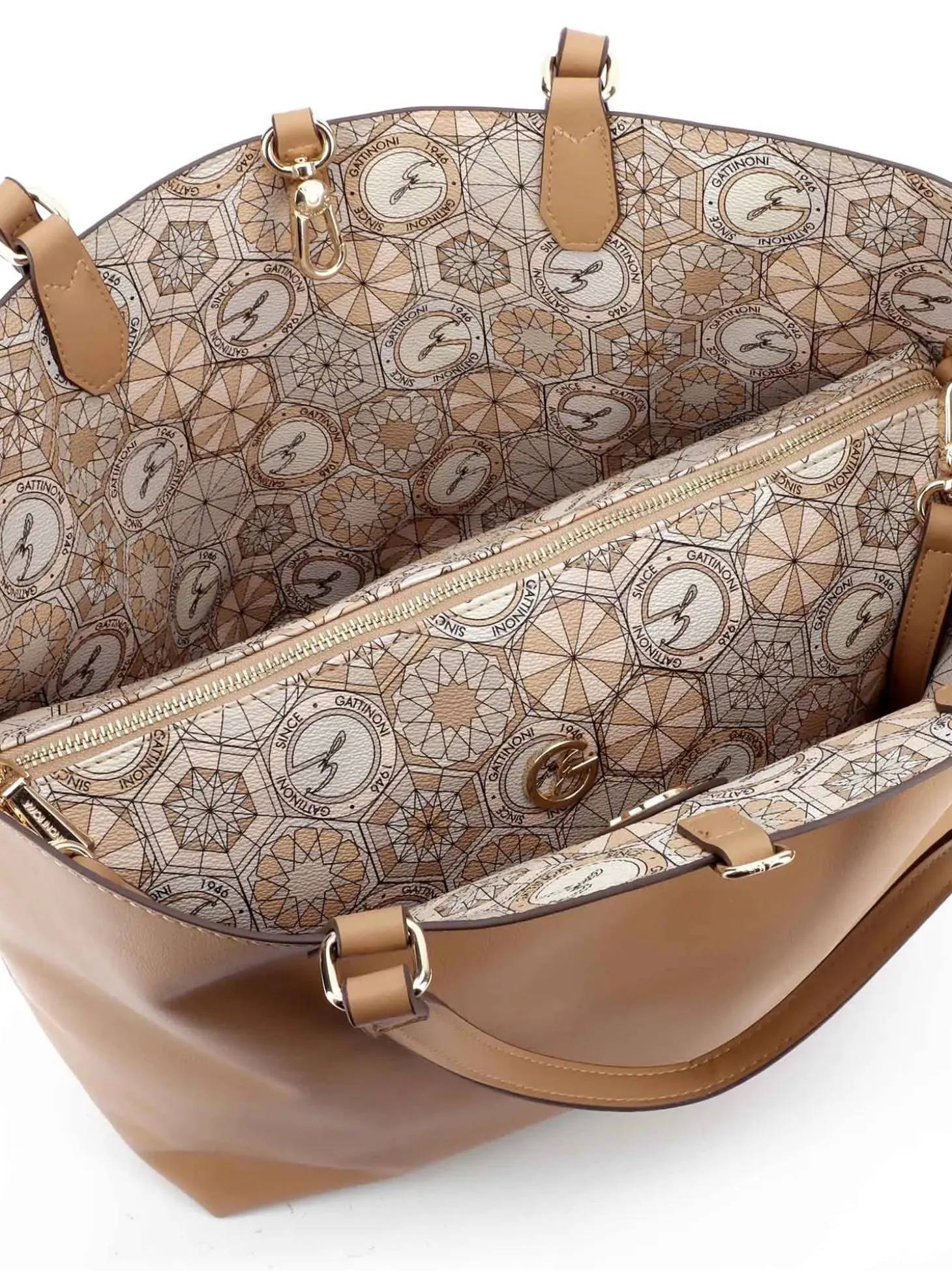 BORSA A MANO DONNA - GATTINONI ROMA GIALLO - BINTD8011WZT