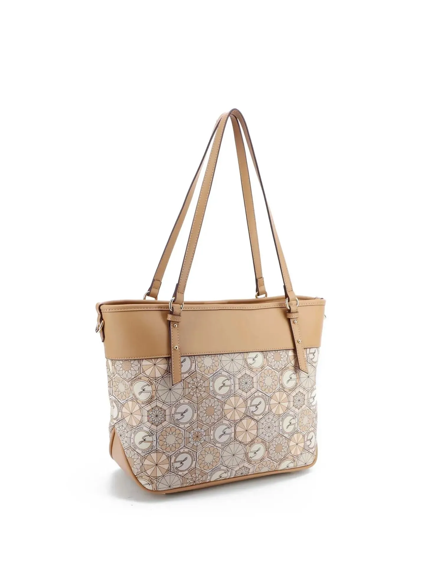 BORSA A MANO DONNA - GATTINONI ROMA GIALLO - BENTD8800WZT