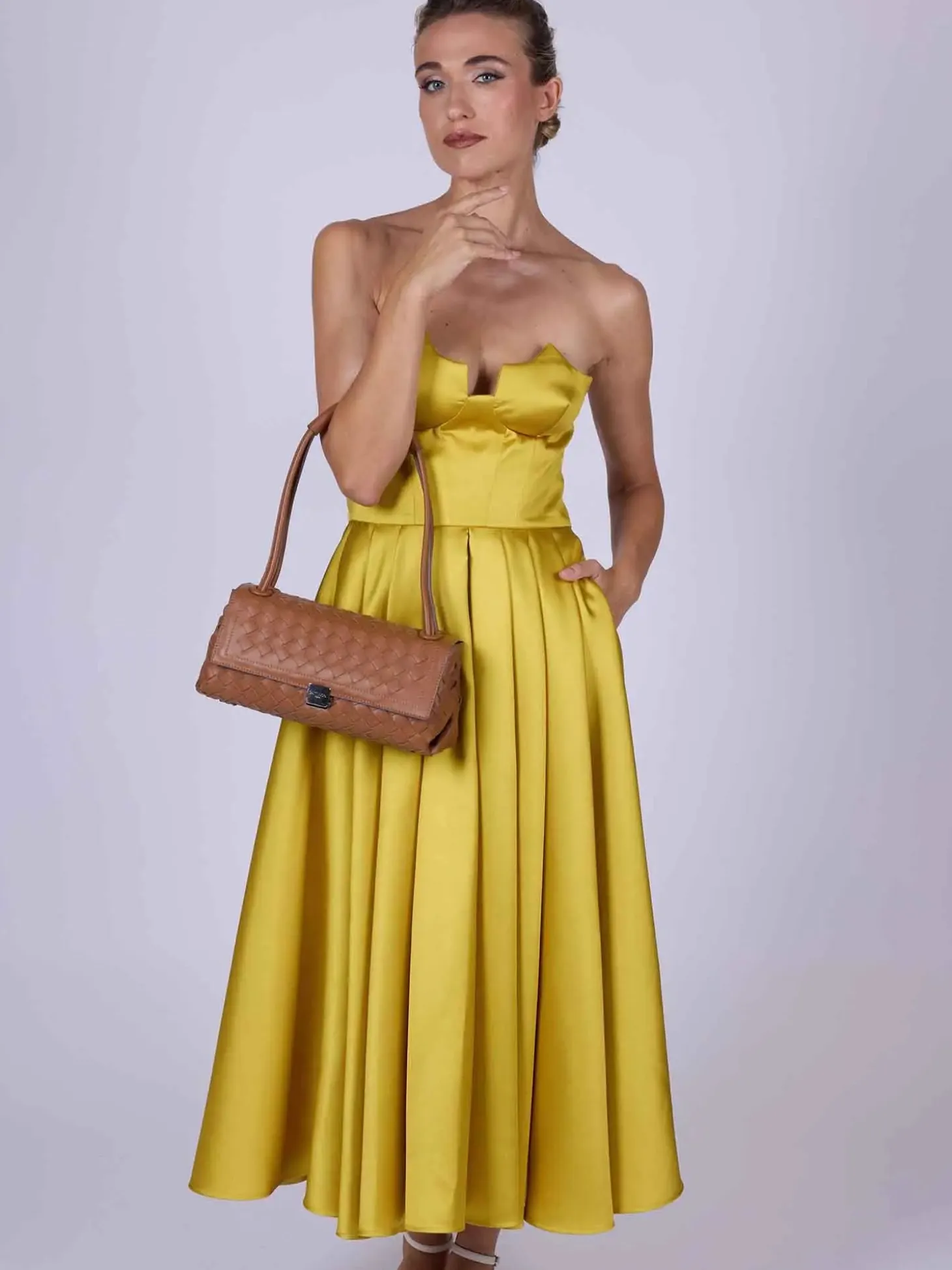 BORSA A MANO DONNA - GATTINONI ROMA TAN - BEN268801WVP