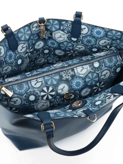 BORSA A MANO DONNA - GATTINONI ROMA BLU - BINTD8011WZT