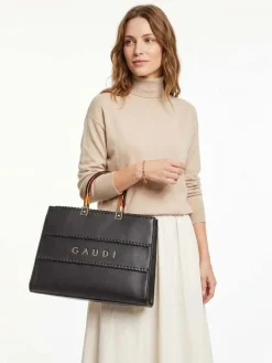 BORSA A MANO DONNA - GAUDI NERO - V6AE-12750