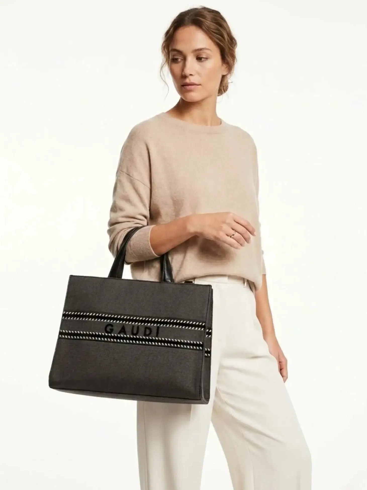 BORSA A MANO DONNA - GAUDI NERO - V6AE-12740