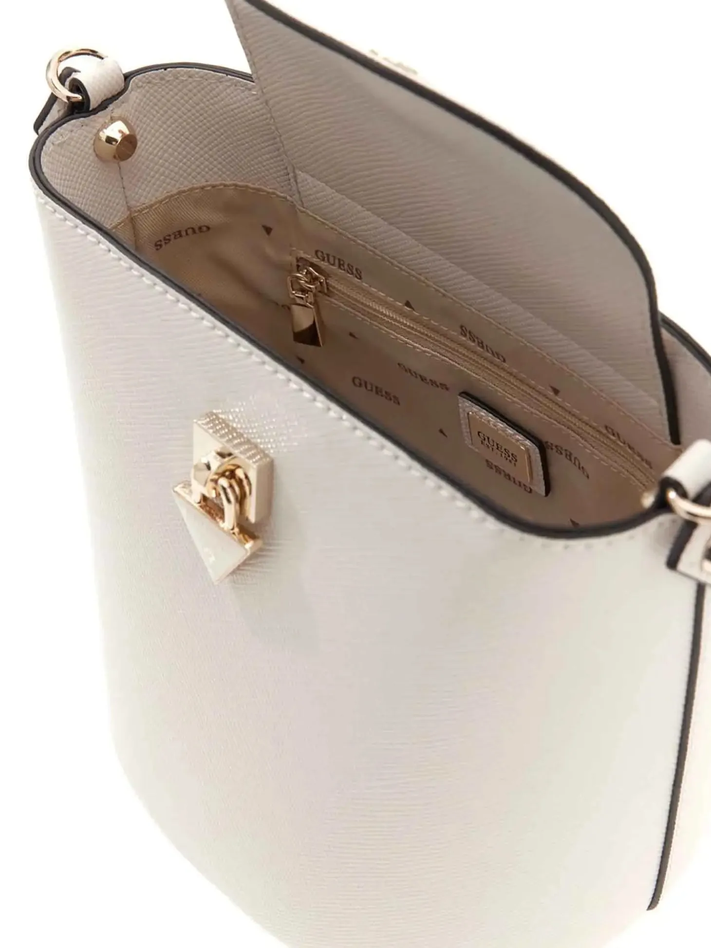 BORSA A MANO DONNA - GUESS BIANCO - HWZG99 19030