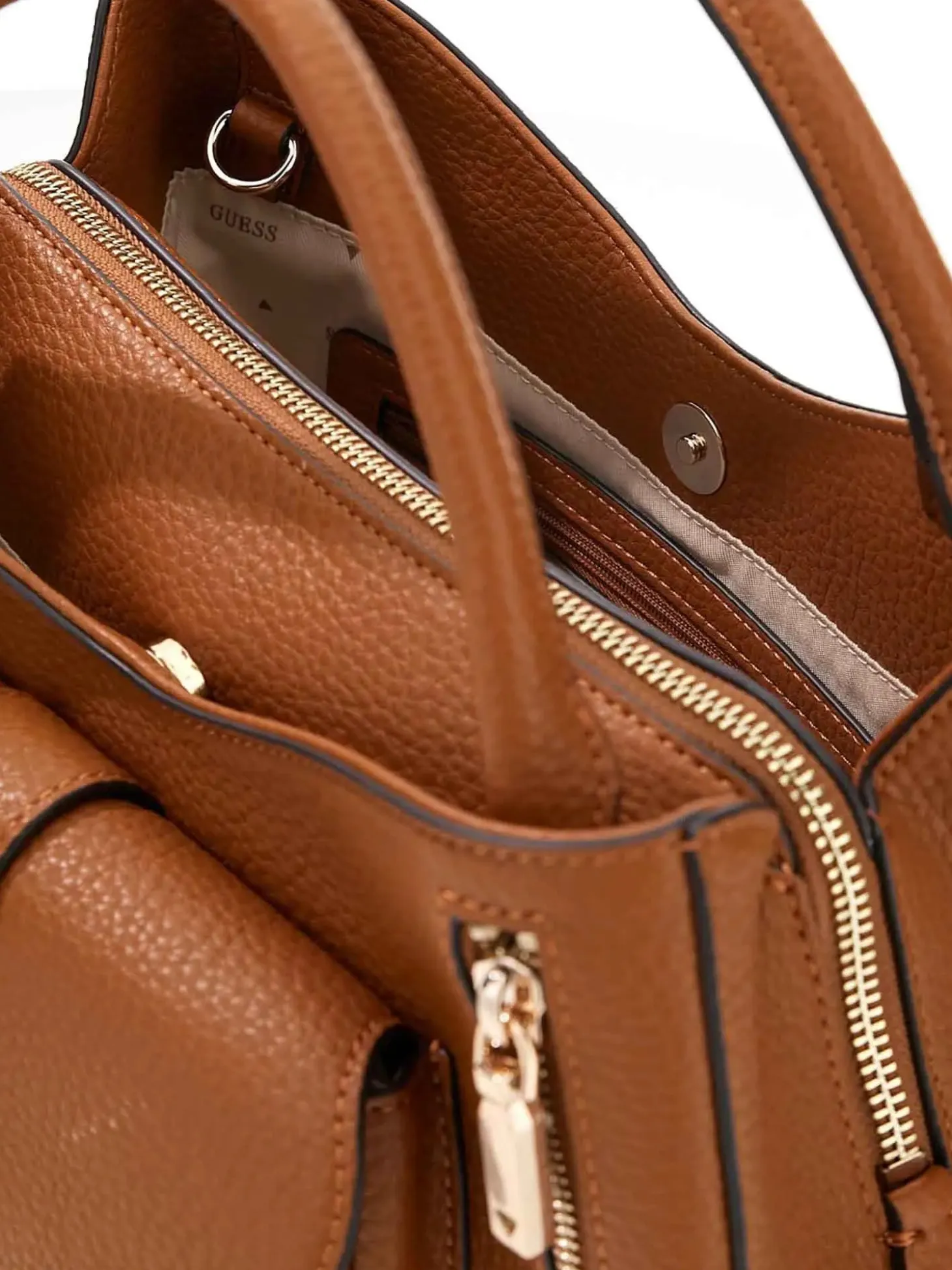 BORSA A MANO DONNA - GUESS CARAMELLO - HWBG83 62060