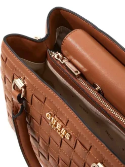BORSA A MANO DONNA - GUESS CARAMELLO - HWWG84 18060