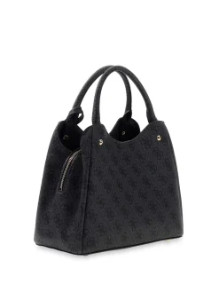 BORSA A MANO DONNA - GUESS CARBONE - HWOS69 74050