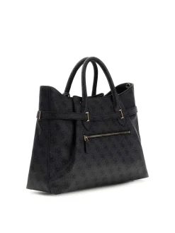 BORSA A MANO DONNA - GUESS CARBONE - HWSG78 33070