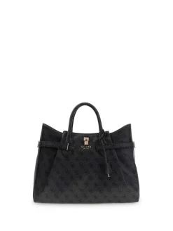 BORSA A MANO DONNA - GUESS CARBONE - HWSG78 33070