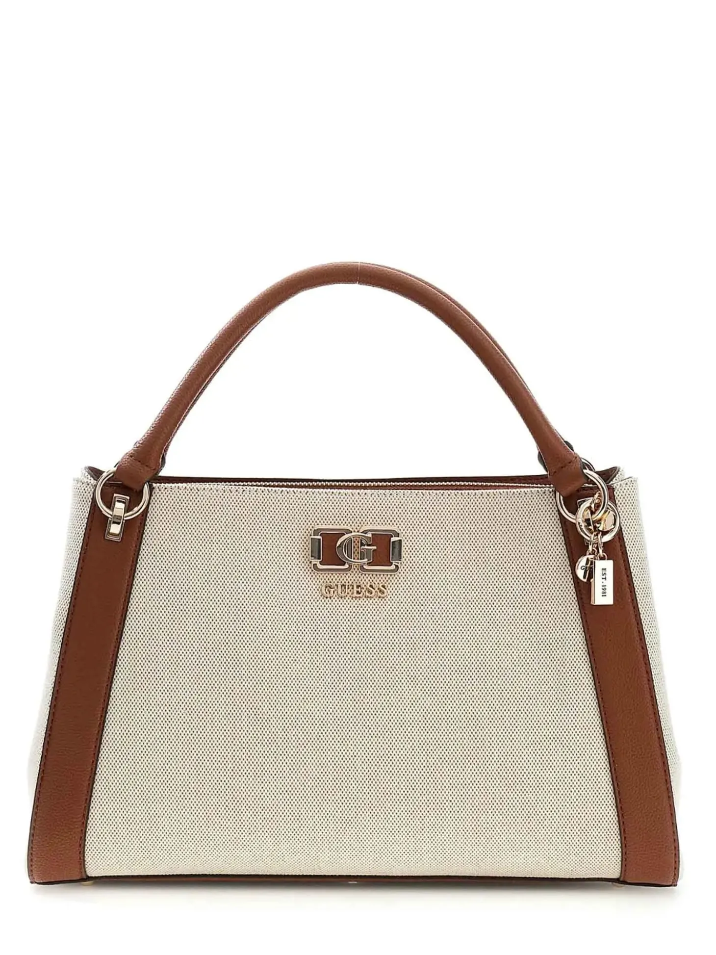 BORSA A MANO DONNA - GUESS COGNAC - HWAG97 19070