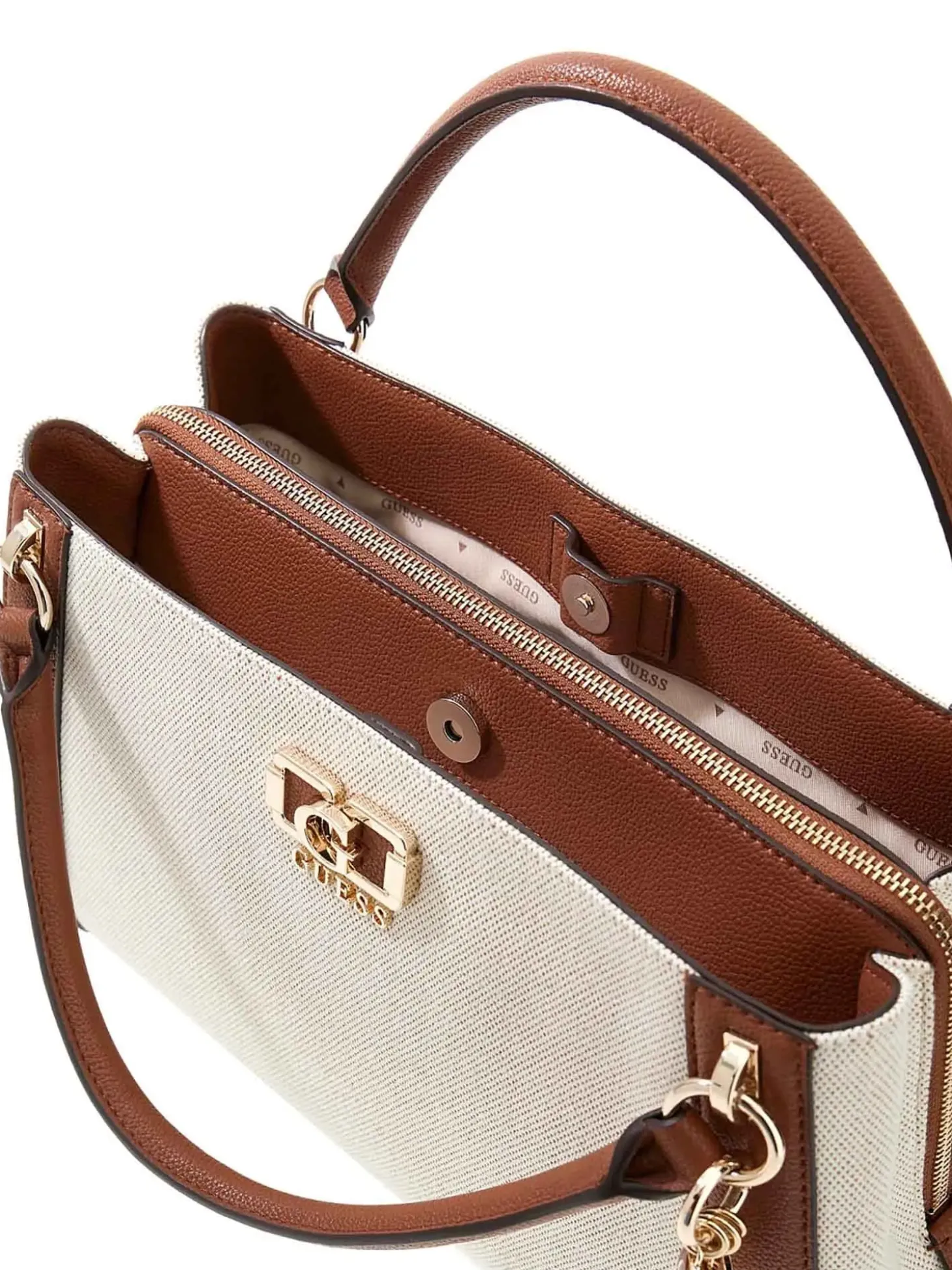 BORSA A MANO DONNA - GUESS COGNAC - HWAG97 19070