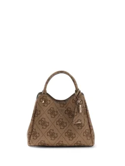 BORSA A MANO DONNA - GUESS MARRONE - HWOS69 74050