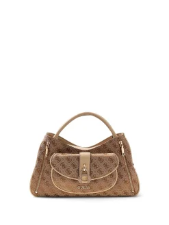 BORSA A MANO DONNA - GUESS MARRONE - HWJG83 62060