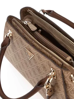 BORSA A MANO DONNA - GUESS MARRONE - HWBG96 72070