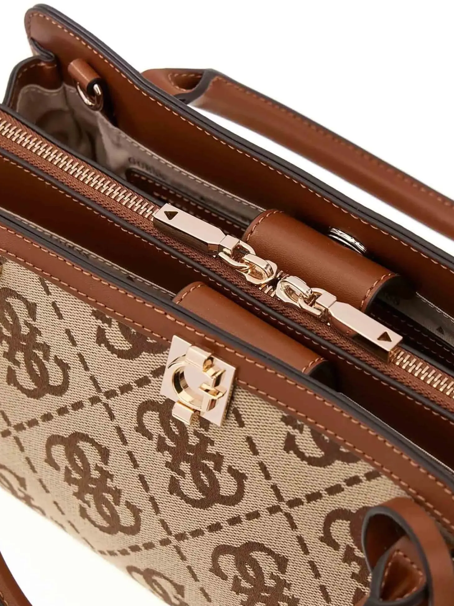 BORSA A MANO DONNA - GUESS MARRONE - HWJG97 55060