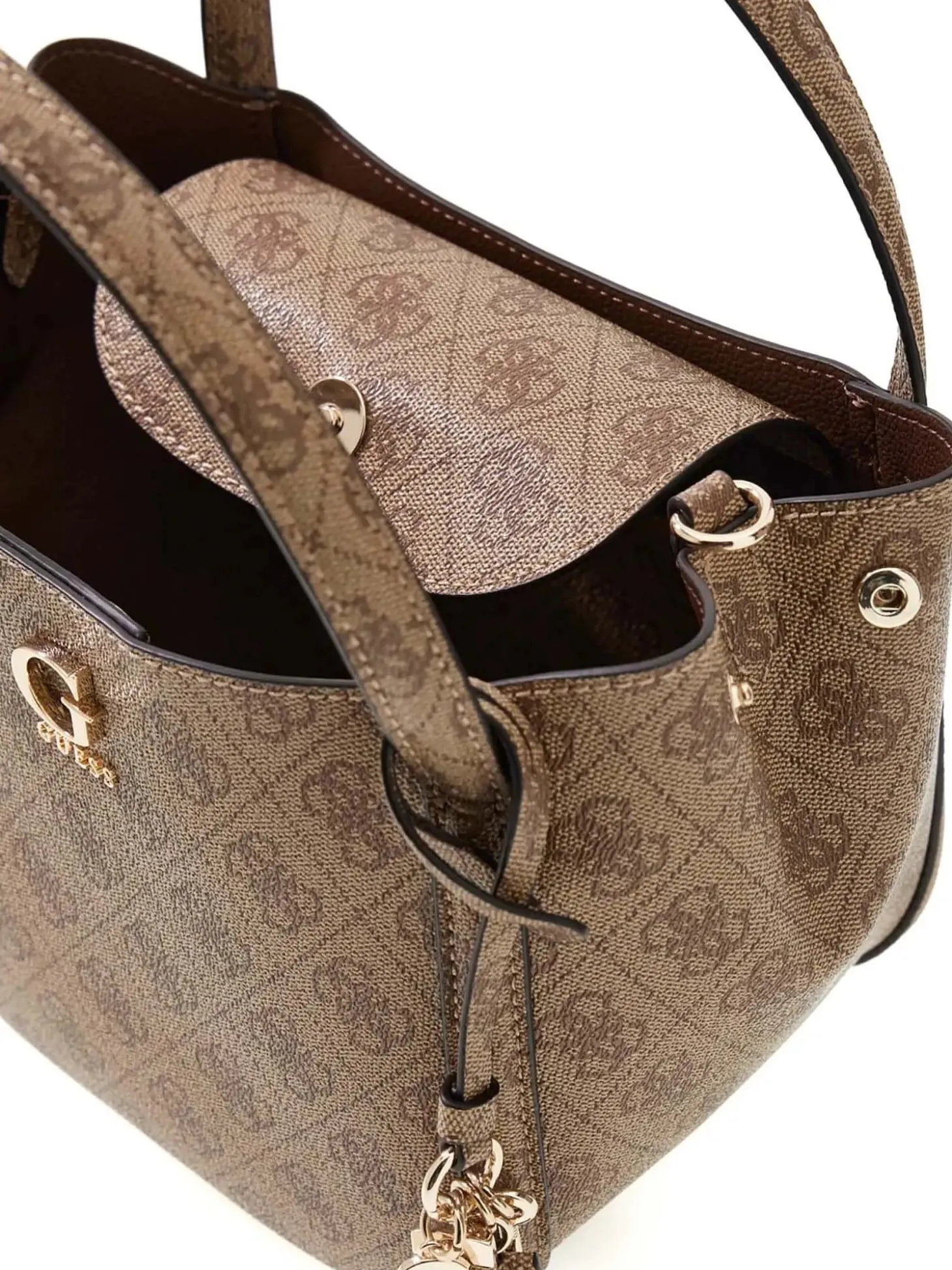 BORSA A MANO DONNA - GUESS MARRONE - HWSG97 56050