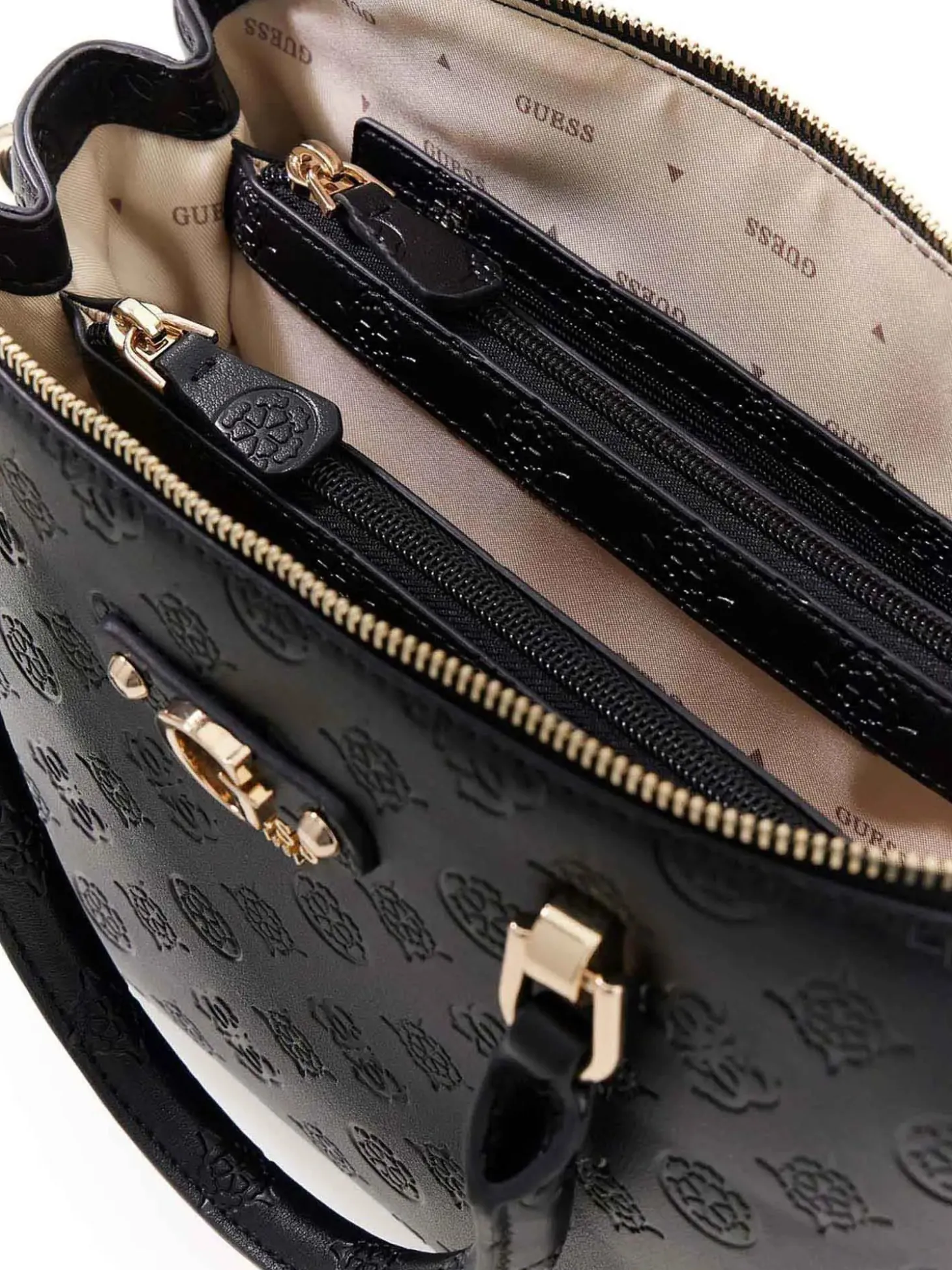 BORSA A MANO DONNA - GUESS NERO - HWPD76 02060