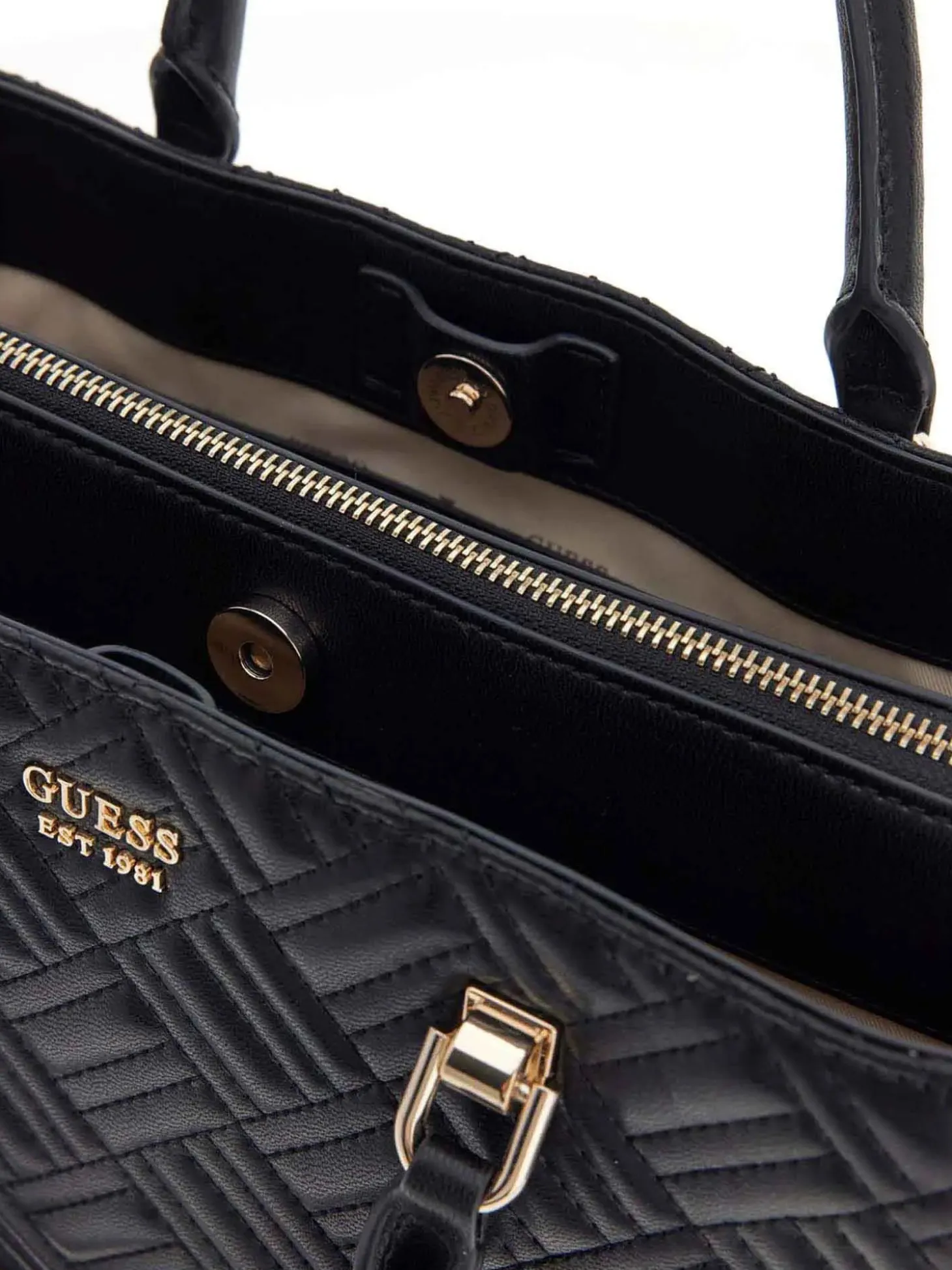 BORSA A MANO DONNA - GUESS NERO - HWQG99 21060