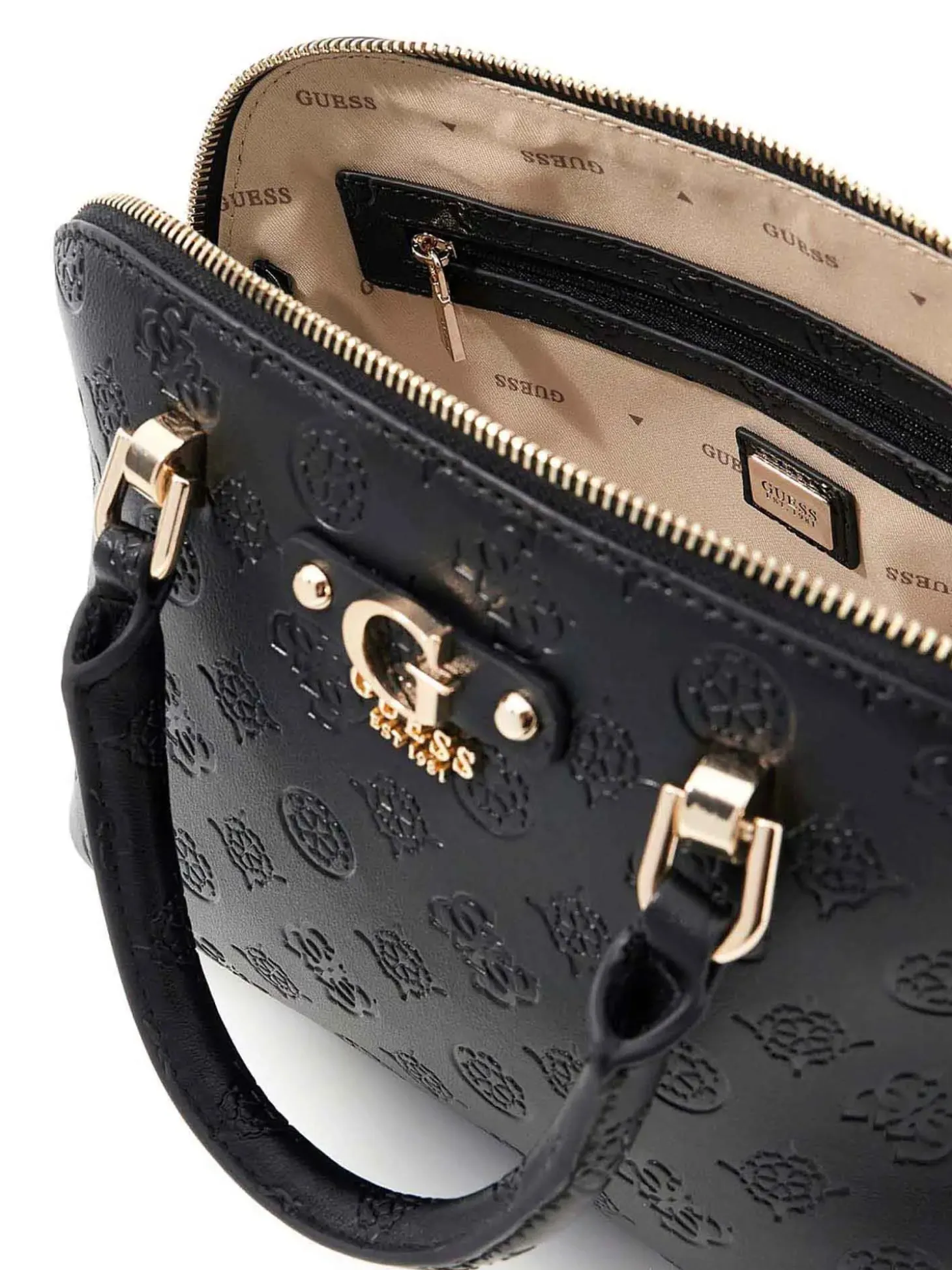 BORSA A MANO DONNA - GUESS NERO - HWPD76 02050