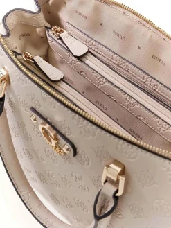 BORSA A MANO DONNA - GUESS TAUPE - HWPD76 02060