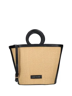 BORSA A MANO DONNA - LOVE TO LOVE NERO - LTL-107
