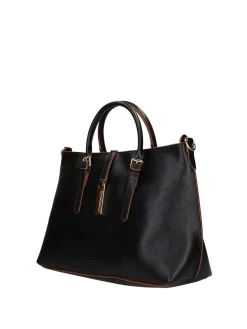 BORSA A MANO DONNA - LUMBERJACK NERO - LKP05WBA0202