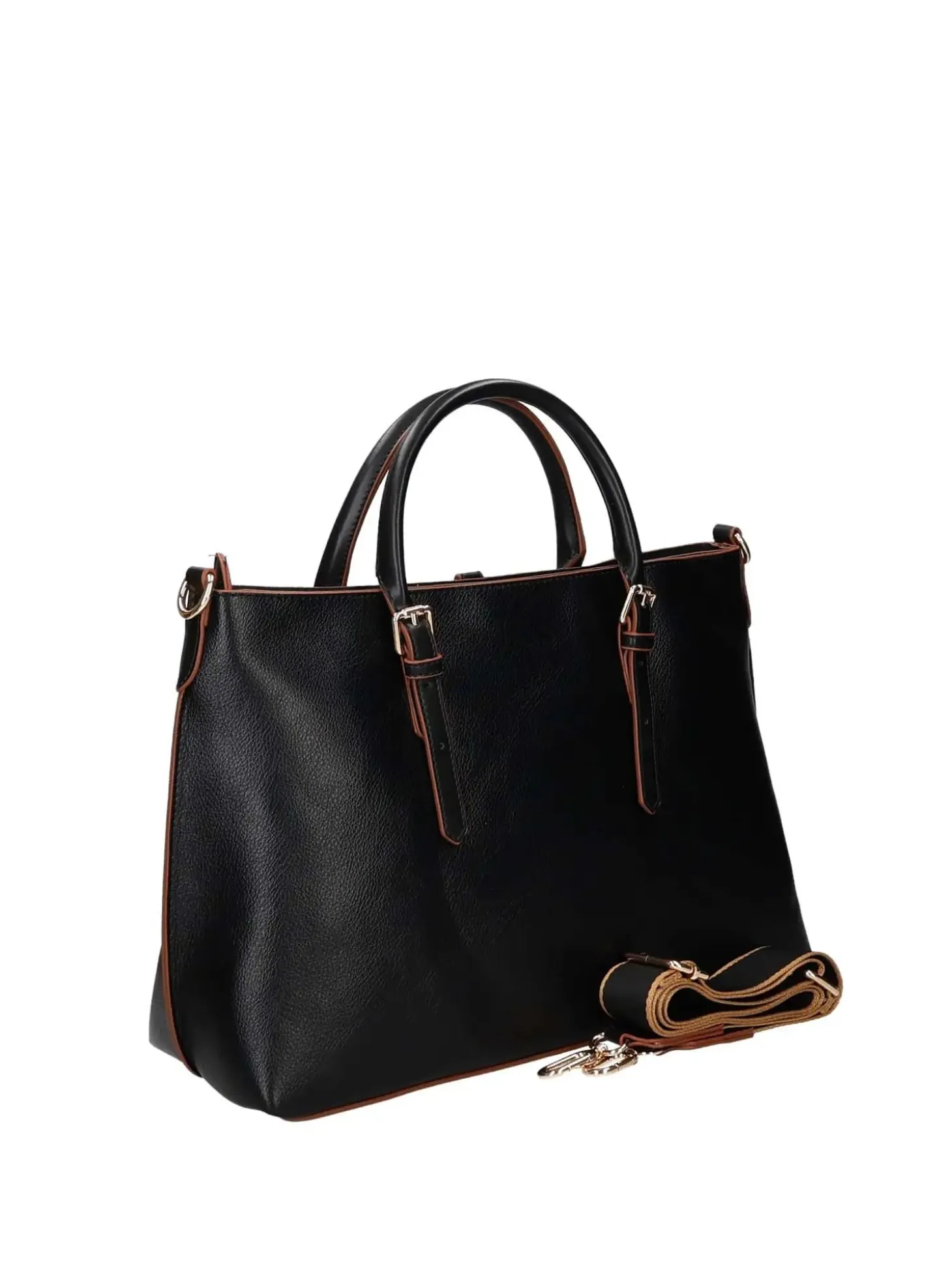 BORSA A MANO DONNA - LUMBERJACK NERO - LKP05WBA0202