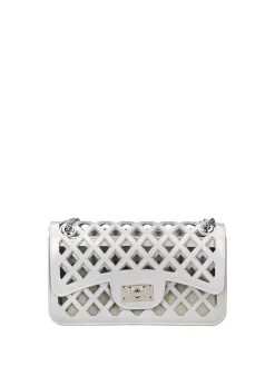 BORSA A MANO DONNA - MARC ELLIS ARGENTO - FLAT BASKET