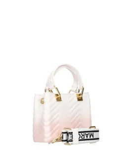 BORSA A MANO DONNA - MARC ELLIS BIANCO-ORO - KRISSY WAVE S.