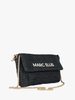 BORSA A MANO DONNA - MARC ELLIS NERO - BUBY ANTIGUA P.
