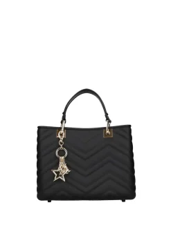 BORSA A MANO DONNA - MARC ELLIS NERO-ORO - KRISSY WAVE M.