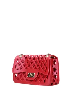 BORSA A MANO DONNA - MARC ELLIS ROSSO-ORO - FLAT BASKET
