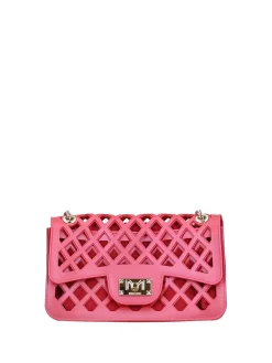 BORSA A MANO DONNA - MARC ELLIS ROSSO-ORO - FLAT BASKET